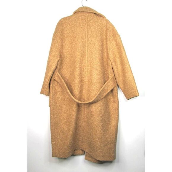 UGG HATTIE LONG OVERSIZED TEDDY COAT IN CAMEL - Picture 3 of 5